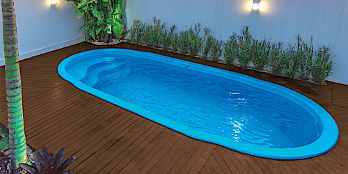 Construção de Piscinas de Fibra